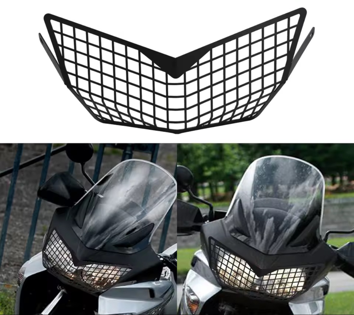 ΜΕΤΑΛΛΙΚΗ ΠΡΟΣΤΑΣΙΑ ΦΑΝΑΡΙΩΝ ΓΙΑ HONDA VARADERO XL1000V 2003-2013 - Image 5