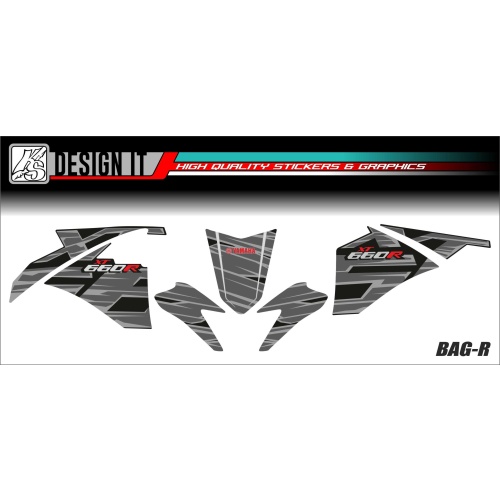 ΣΕΤ ΑΥΤΟΚΟΛΛΗΤΑ FAIRING YAMAHA XT660 2004-2016