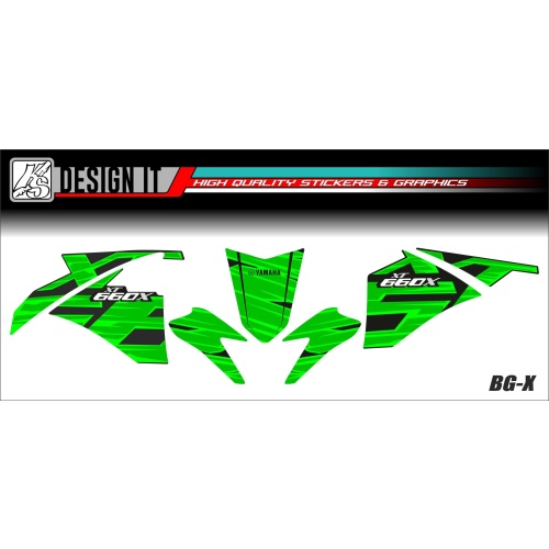 ΣΕΤ ΑΥΤΟΚΟΛΛΗΤΑ FAIRING YAMAHA XT660 2004-2016 - Image 4