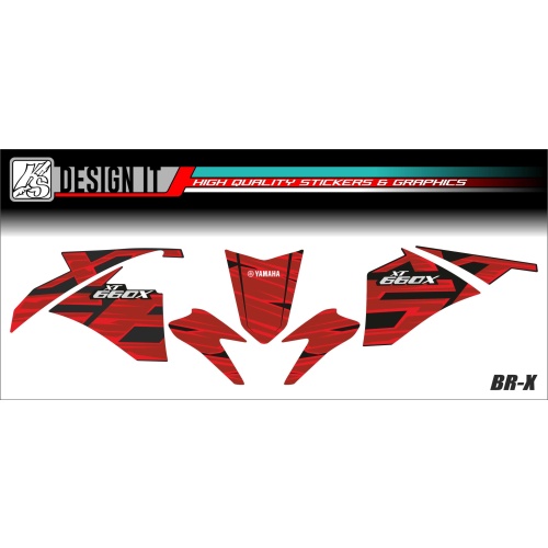 ΣΕΤ ΑΥΤΟΚΟΛΛΗΤΑ FAIRING YAMAHA XT660 2004-2016 - Image 8
