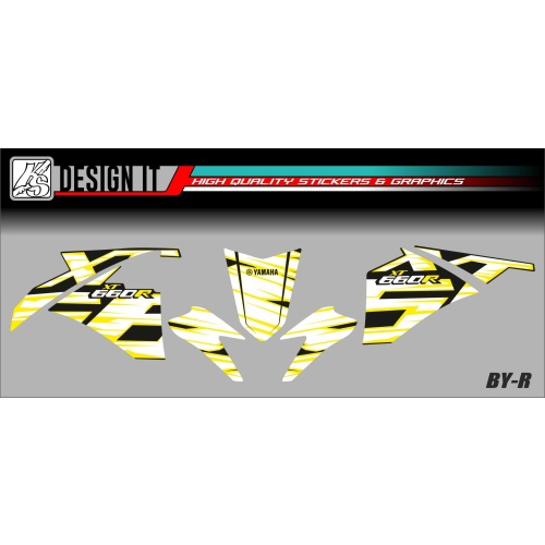 ΣΕΤ ΑΥΤΟΚΟΛΛΗΤΑ FAIRING YAMAHA XT660 2004-2016 - Image 5