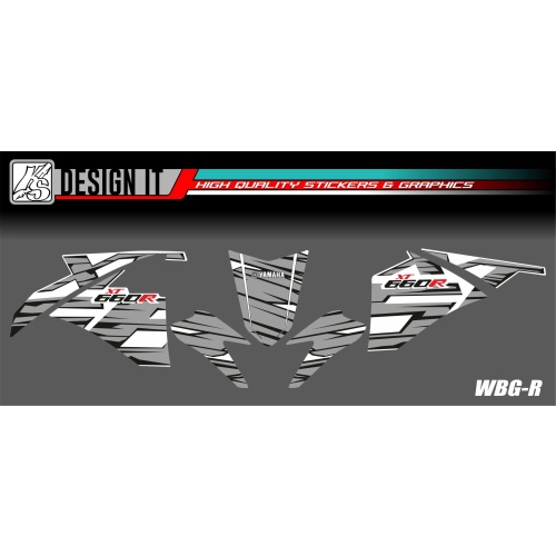 ΣΕΤ ΑΥΤΟΚΟΛΛΗΤΑ FAIRING YAMAHA XT660 2004-2016