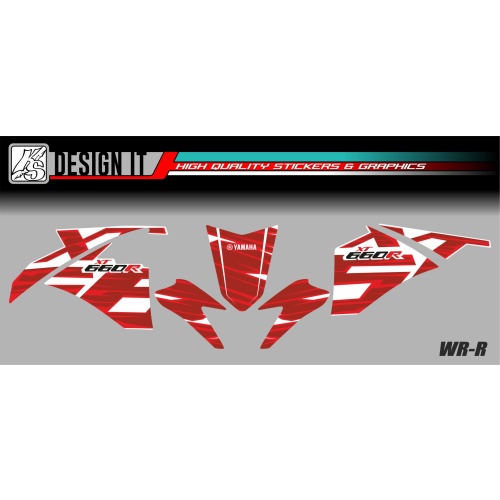 ΣΕΤ ΑΥΤΟΚΟΛΛΗΤΑ FAIRING YAMAHA XT660 2004-2016 - Image 5