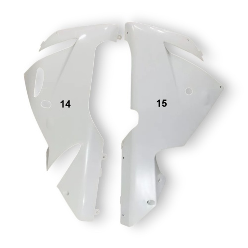 FAIRING ΜΕΜΟΝΩΜΕΝΑ ΤΕΜΑΧΙΑ ΠΛΑΣΤΙΚΑ KAWASAKI ZX10R 2004-2005 ΑΒΑΦΑ - Image 5