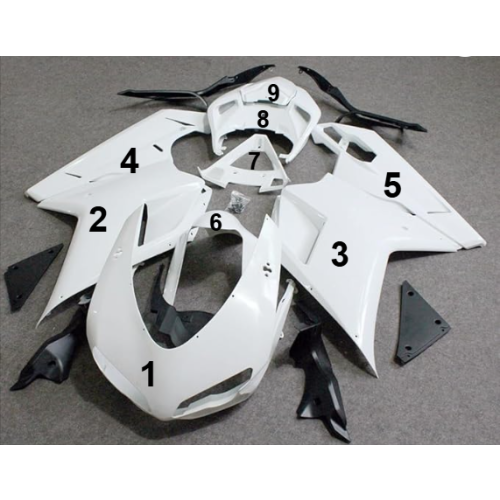 FAIRING ΜΕΜΟΝΩΜΕΝΑ ΤΕΜΑΧΙΑ ΠΛΑΣΤΙΚΑ DUCATI 1098 848 1198 2007-2012 ΑΒΑΦΑ
