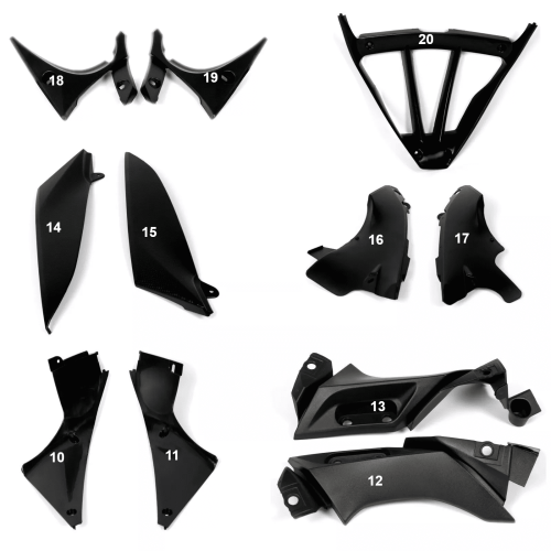 FAIRING ΜΕΜΟΝΩΜΕΝΑ ΤΕΜΑΧΙΑ ΠΛΑΣΤΙΚΑ YAMAHA YZF R1 2004-2006 ΑΒΑΦΑ - Image 9