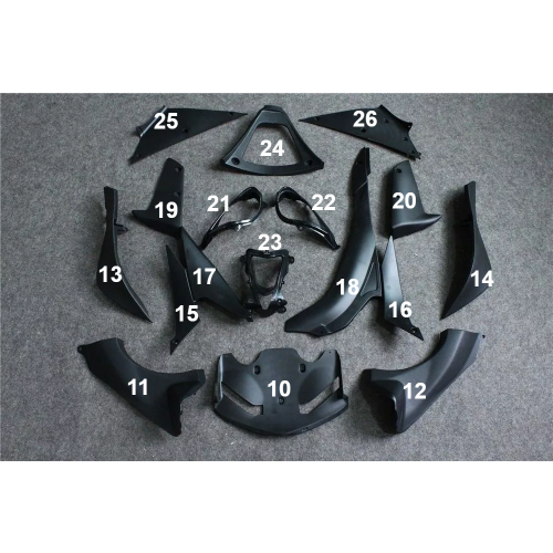 FAIRING ΜΕΜΟΝΩΜΕΝΑ ΤΕΜΑΧΙΑ ΠΛΑΣΤΙΚΑ KAWASAKI ZX6R 2007-2008 ΑΒΑΦΑ - Image 7