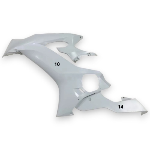 FAIRING ΜΕΜΟΝΩΜΕΝΑ ΤΕΜΑΧΙΑ ΠΛΑΣΤΙΚΑ ABS YAMAHA YZF R6 2017-2020 ΑΒΑΦΑ - Image 5