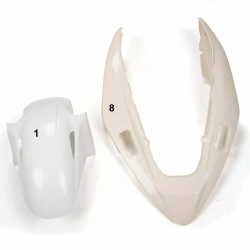 FAIRING ΜΕΜΟΝΩΜΕΝΑ ΤΕΜΑΧΙΑ ΠΛΑΣΤΙΚΑ HONDA VFR800 2002-2012 ΑΒΑΦΑ - Image 5