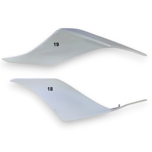 FAIRING ΜΕΜΟΝΩΜΕΝΑ ΤΕΜΑΧΙΑ ΠΛΑΣΤΙΚΑ ABS YAMAHA YZF R6 2017-2020 ΑΒΑΦΑ - Image 7