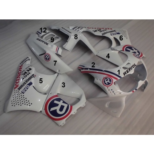 FAIRING ΜΕΜΟΝΩΜΕΝΑ ΤΕΜΑΧΙΑ ΠΛΑΣΤΙΚΑ ABS HONDA CBR900RR 893 1993-1994 ΑΒΑΦΑ - Image 2