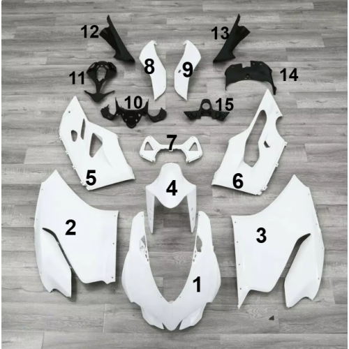 FAIRING ΜΕΜΟΝΩΜΕΝΑ ΤΕΜΑΧΙΑ ΠΛΑΣΤΙΚΑ ABS DUCATI 899 1199 PANIGALE 2012-2015 ΑΒΑΦΑ