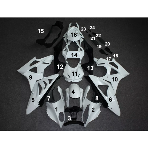FAIRING ΜΕΜΟΝΩΜΕΝΑ ΤΕΜΑΧΙΑ ΠΛΑΣΤΙΚΑ  BMW S1000RR 2009-2014 ΑΒΑΦΑ