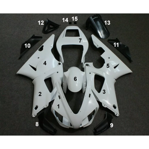FAIRING ΜΕΜΟΝΩΜΕΝΑ ΤΕΜΑΧΙΑ ΠΛΑΣΤΙΚΑ ABS YAMAHA YZF-R1 1998-1999 ΑΒΑΦΑ