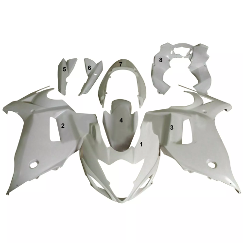 FAIRING ΜΕΜΟΝΩΜΕΝΑ ΤΕΜΑΧΙΑ ΠΛΑΣΤΙΚΑ ABS SUZUKI GSX650F 2008-2013 ΑΒΑΦΑ