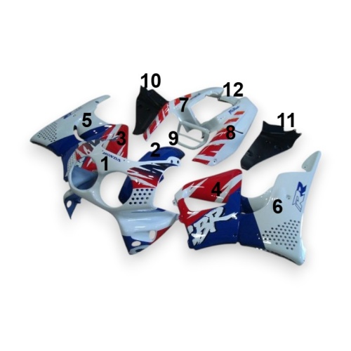 FAIRING ΜΕΜΟΝΩΜΕΝΑ ΤΕΜΑΧΙΑ ΠΛΑΣΤΙΚΑ ABS HONDA CBR900RR 893 1993-1994 ΑΒΑΦΑ