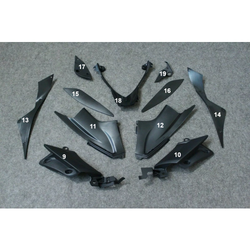 FAIRING ΜΕΜΟΝΩΜΕΝΑ ΤΕΜΑΧΙΑ ΠΛΑΣΤΙΚΑ ABS YAMAHA YZF R6 2003-2005/ YZF R6S 2006-2009 ΑΒΑΦΑ - Image 8