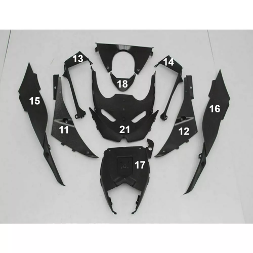 FAIRING ΜΕΜΟΝΩΜΕΝΑ ΤΕΜΑΧΙΑ ΠΛΑΣΤΙΚΑ ABS KAWASAKI ZX6R 2009-2012 ΑΒΑΦΑ - Image 7