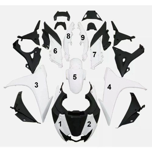 FAIRING ΜΕΜΟΝΩΜΕΝΑ ΤΕΜΑΧΙΑ ΠΛΑΣΤΙΚΑ SUZUKI GSX250R 2017-2018 ΑΒΑΦΑ