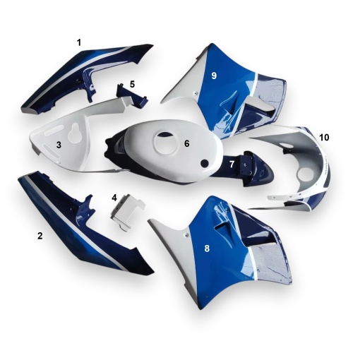 FAIRING ΜΕΜΟΝΩΜΕΝΑ ΤΕΜΑΧΙΑ ΠΛΑΣΤΙΚΑ ABS SUZUKI RGV250 VJ21 1988- 1991 ΑΒΑΦΑ