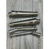 ΣΕΤ ΔΙΠΛΑ ΤΕΛΙΚΑ ΕΞΑΤΜΙΣΗΣ MIVV SLIP ON X-CONE SILVER YAMAHA TDM 900