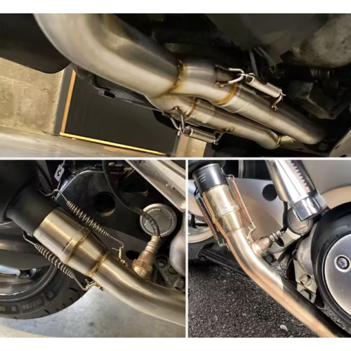 ΛΑΙΜΟΙ ΕΞΑΤΜΙΣΗΣ ΜΕΛΑΝΙΑΣΜΕΝΟΙ YAMAHA TMAX 560 2017-2025 - Image 2
