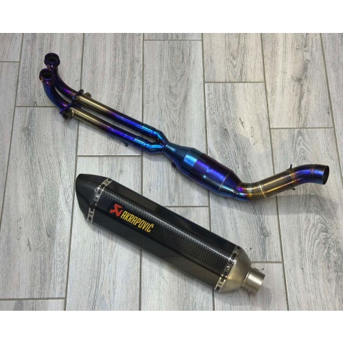 ΟΛΟΣΩΜΗ ΜΕΛΑΝΙΑΣΜΕΝΗ ΕΞΑΤΜΙΣΗ AKRAPOVIC CARBON YAMAHA TMAX 500/530/560