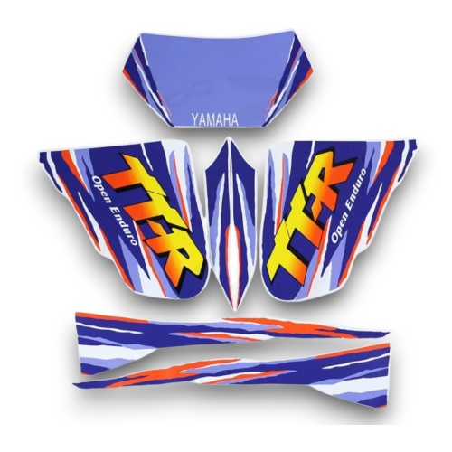FULL SET ΑΥΤΟΚΟΛΛΗΤΑ FAIRING YAMAHA TTR 250