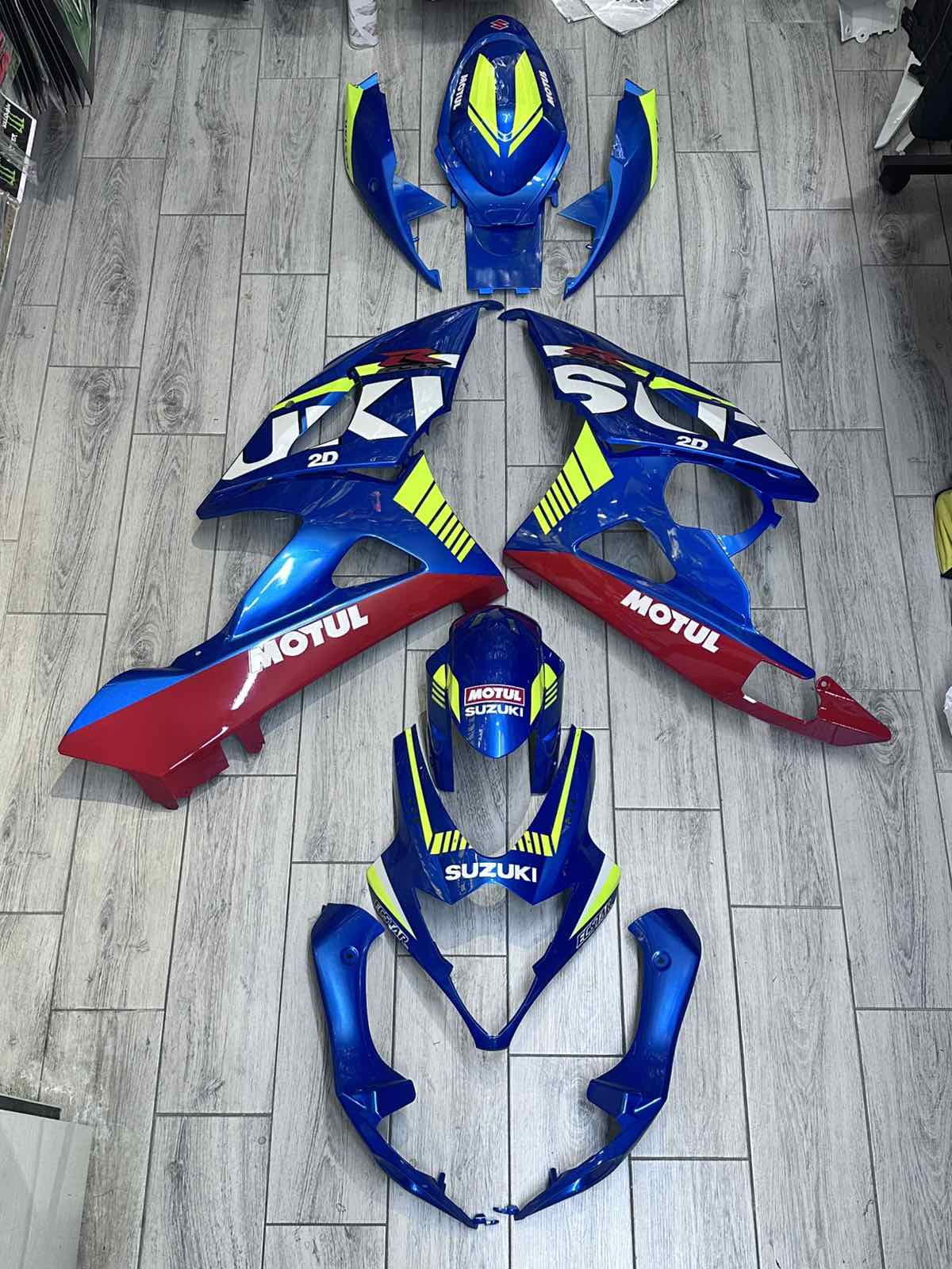 FULL FAIRING ΣΕΤ ΠΛΑΣΤΙΚΑ SUZUKI GSXR1000 2005-2006 ΜΠΛΕ ECSTAR