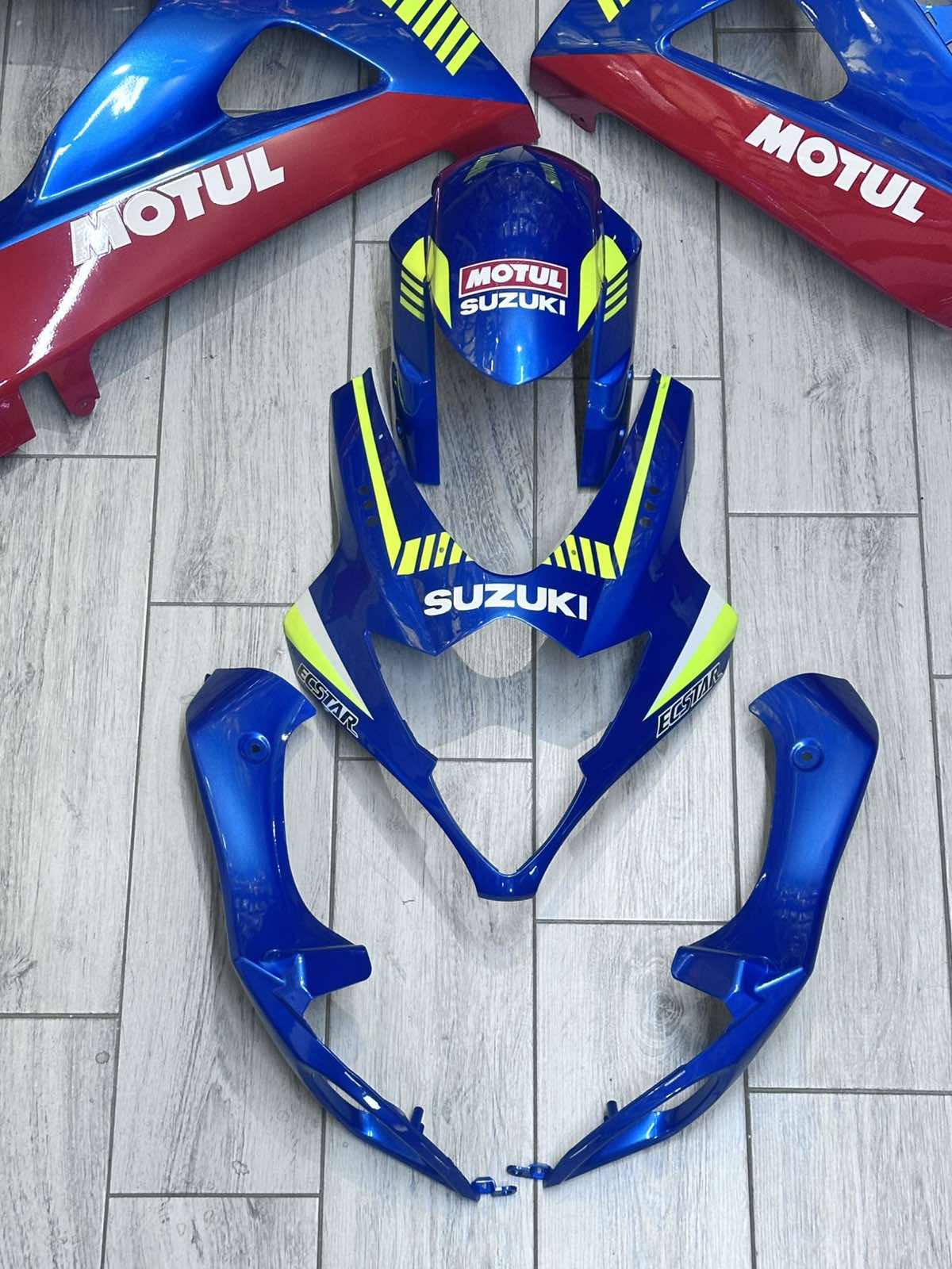 FULL FAIRING ΣΕΤ ΠΛΑΣΤΙΚΑ SUZUKI GSXR1000 2005-2006 ΜΠΛΕ ECSTAR - Image 19