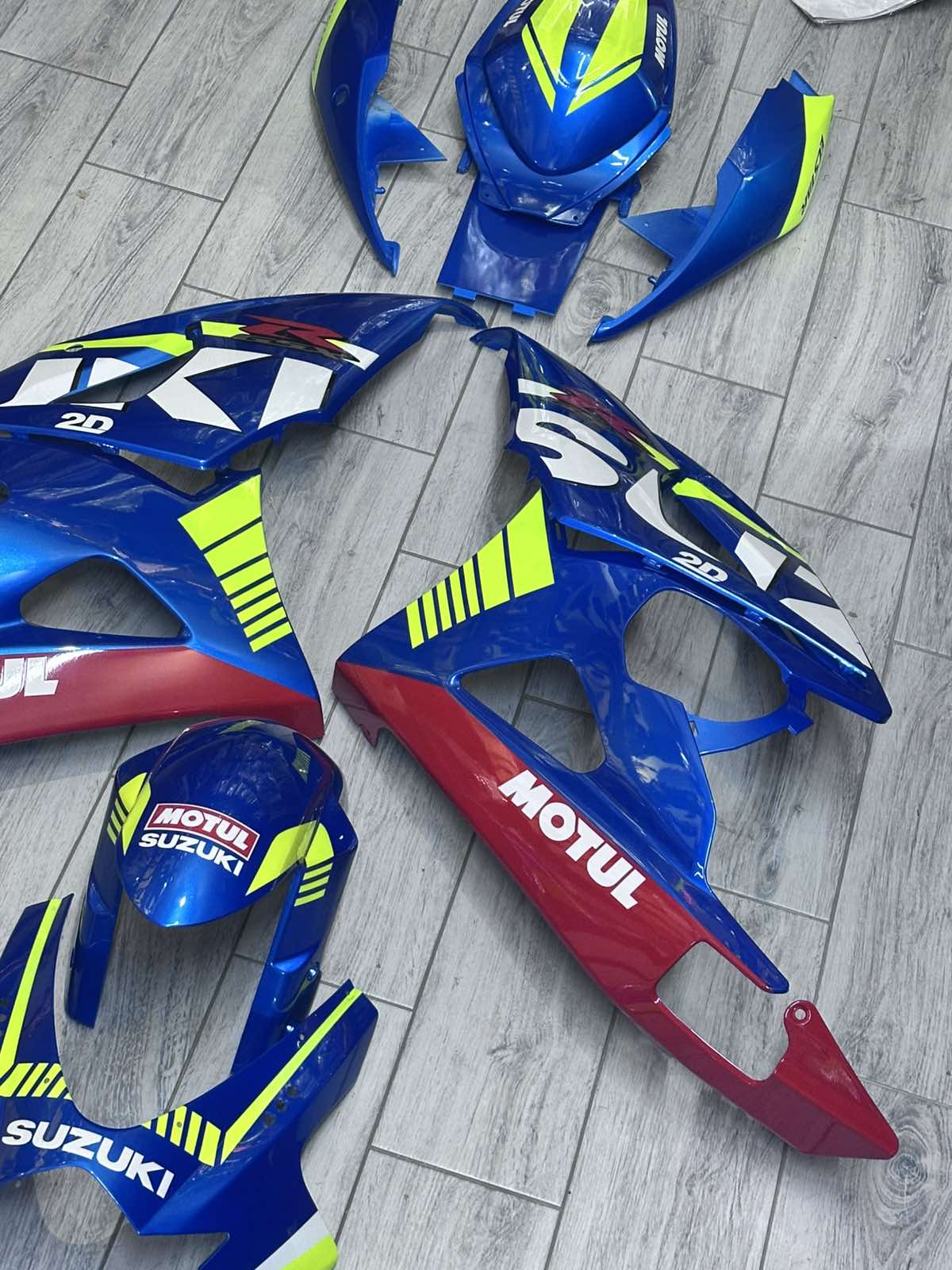 FULL FAIRING ΣΕΤ ΠΛΑΣΤΙΚΑ SUZUKI GSXR1000 2005-2006 ΜΠΛΕ ECSTAR - Image 18