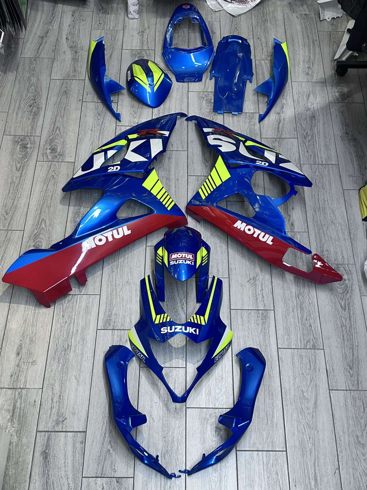 FULL FAIRING ΣΕΤ ΠΛΑΣΤΙΚΑ SUZUKI GSXR1000 2005-2006 ΜΠΛΕ ECSTAR - Image 17