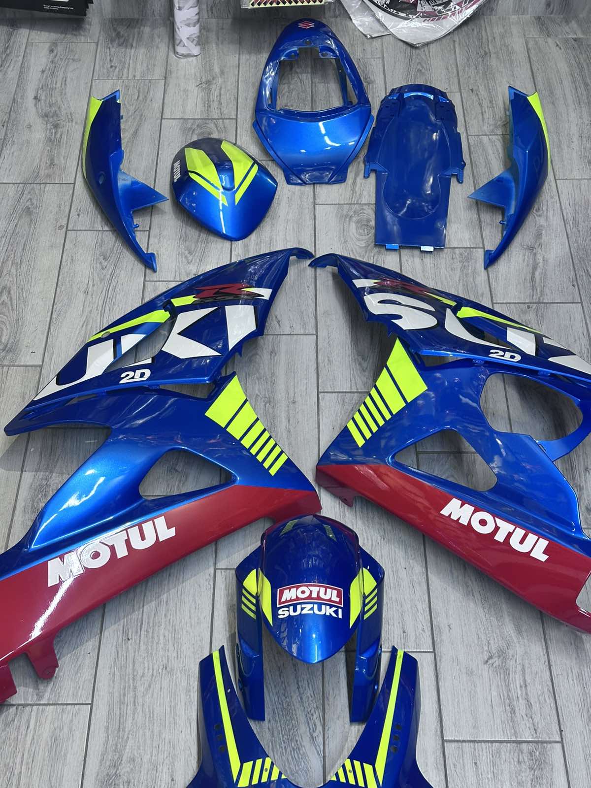 FULL FAIRING ΣΕΤ ΠΛΑΣΤΙΚΑ SUZUKI GSXR1000 2005-2006 ΜΠΛΕ ECSTAR - Image 16