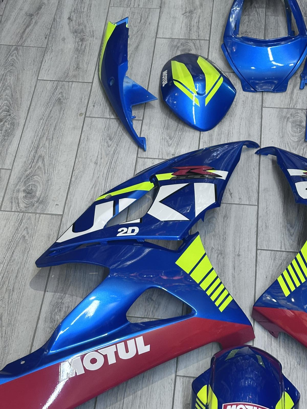 FULL FAIRING ΣΕΤ ΠΛΑΣΤΙΚΑ SUZUKI GSXR1000 2005-2006 ΜΠΛΕ ECSTAR - Image 15