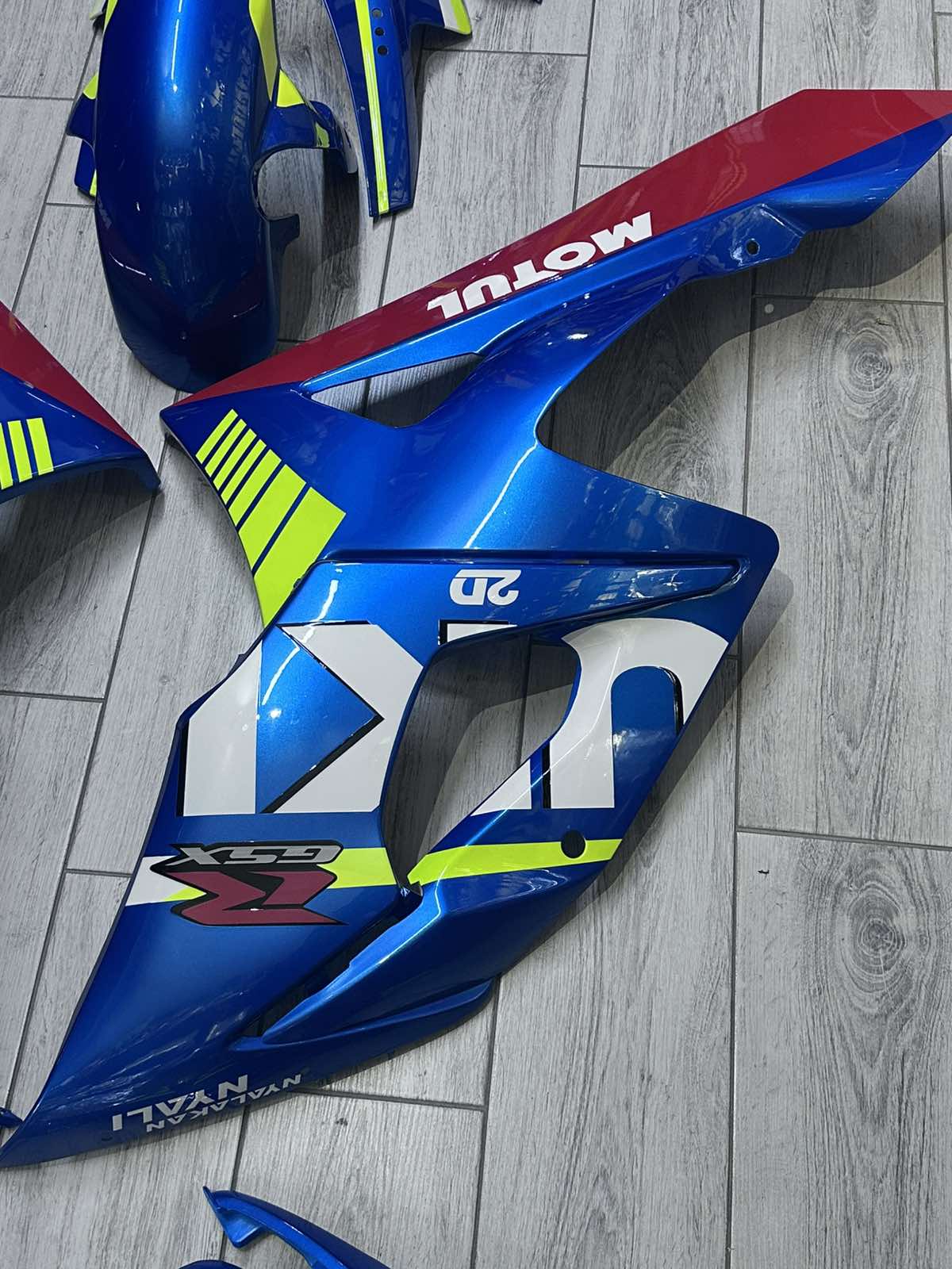 FULL FAIRING ΣΕΤ ΠΛΑΣΤΙΚΑ SUZUKI GSXR1000 2005-2006 ΜΠΛΕ ECSTAR - Image 11