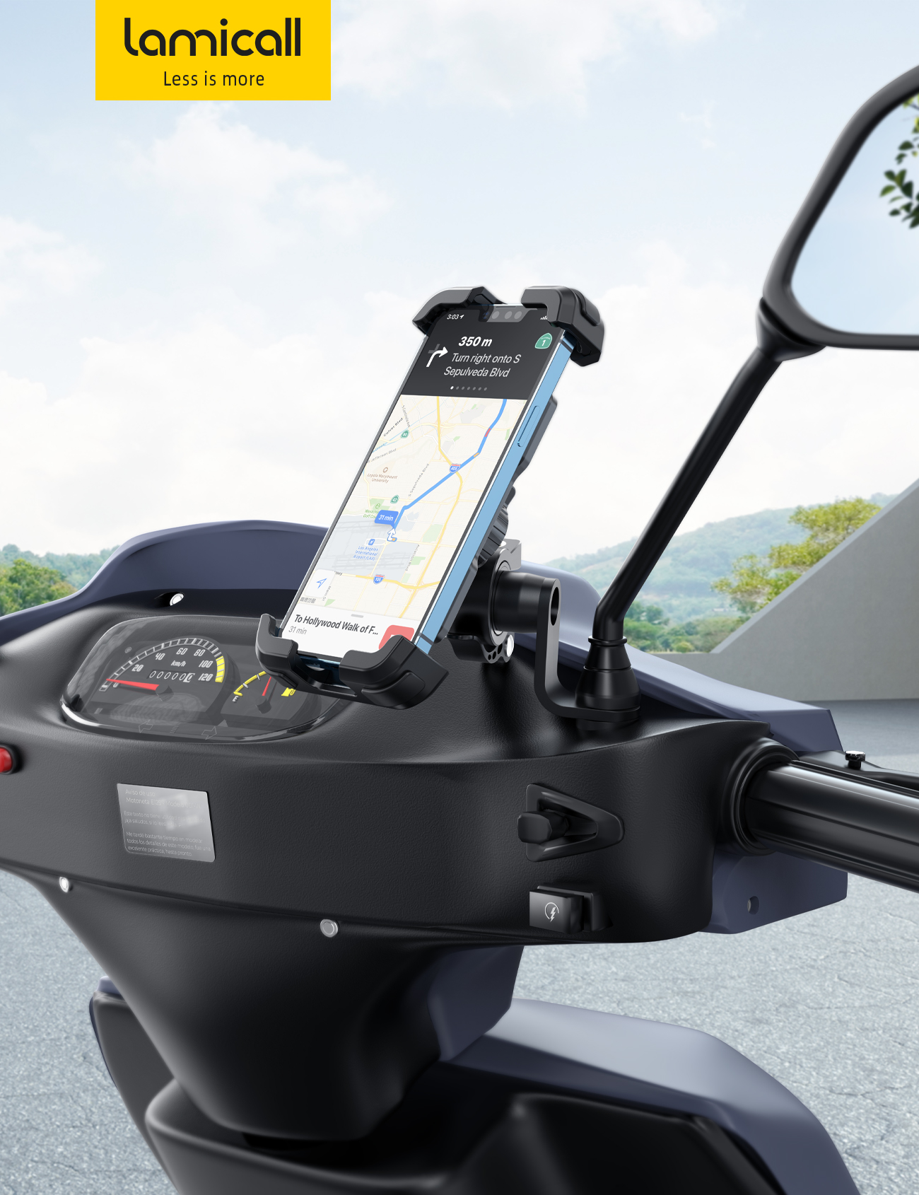 ΒΑΣΗ ΚΙΝΗΤΟΥ ΜΕ ΣΤΗΡΙΓΜΑ ΓΙΑ ΚΑΘΡΕΦΤΗ LAMICALL BP08 - Image 4