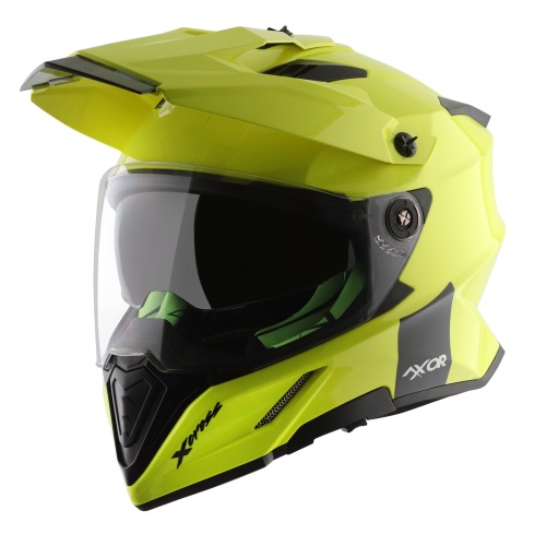 ΚΡΑΝΟΣ MOTOCROSS AXOR X-CROSS DUAL NEON YELLOW GREEN