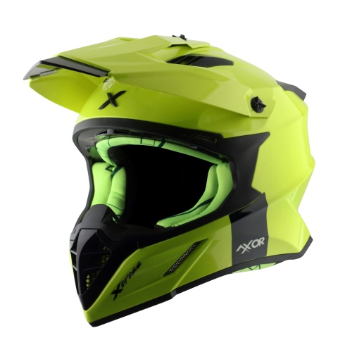 ΚΡΑΝΟΣ MOTOCROSS AXOR X-CROSS NEON YELLOW GREEN