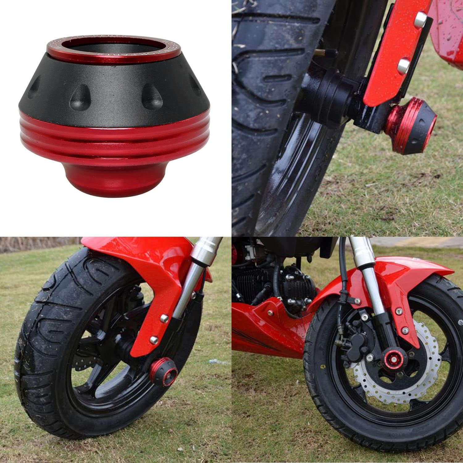 ΣΕΤ ΜΑΝΙΤΑΡΙΑ ΤΡΟΧΟΥ UNVERSAL ΚΟΚΚΙΝΑ/ΜΑΥΡΑ - Image 9