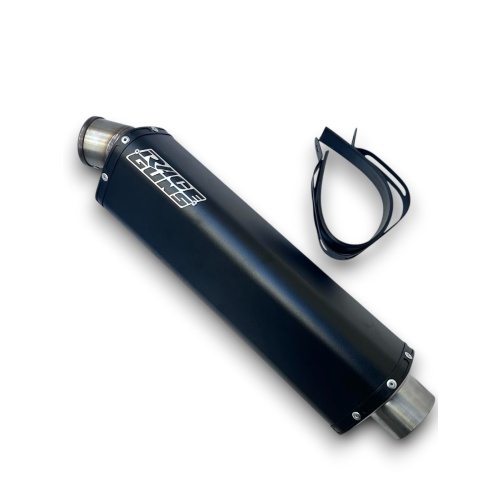 ΤΕΛΙΚΟ ΕΞΑΤΜΙΣΗΣ RACEGUNS TRIOVAL BLACK MATTE CARBON Φ60