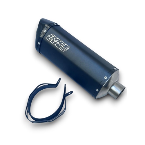 ΤΕΛΙΚΟ ΕΞΑΤΜΙΣΗΣ RACEGUNS HEXAGON BLACK MATTE CARBON Φ50