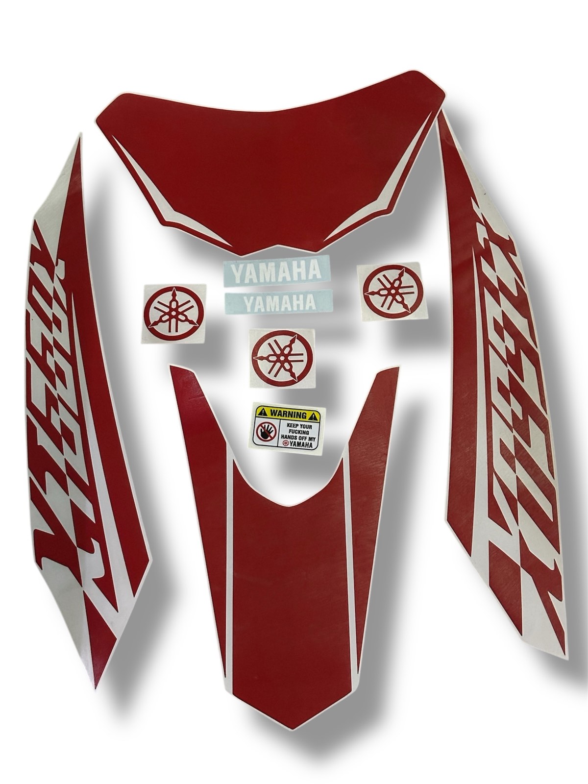 ΣΕΤ ΑΥΤΟΚΟΛΛΗΤΑ FAIRING YAMAHA XT660X 2007-2016 ΚΟΚΚΙΝΟ-ΛΕΥΚΟ