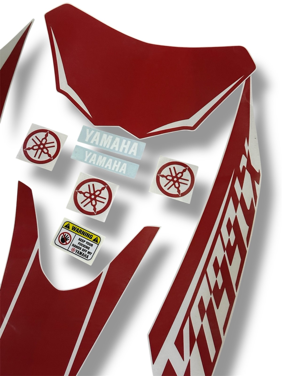 ΣΕΤ ΑΥΤΟΚΟΛΛΗΤΑ FAIRING YAMAHA XT660X 2007-2016 ΚΟΚΚΙΝΟ-ΛΕΥΚΟ - Image 2