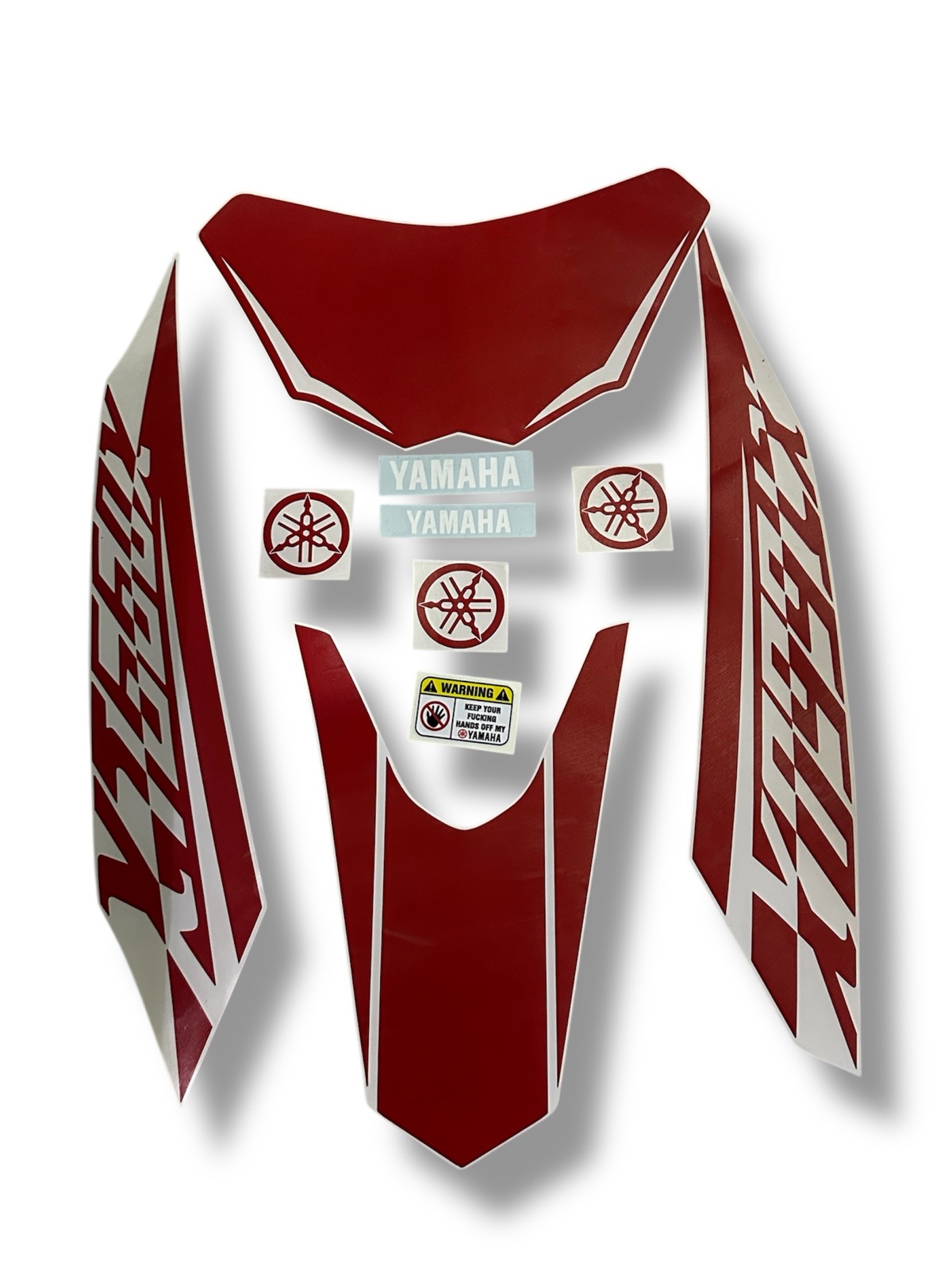 ΣΕΤ ΑΥΤΟΚΟΛΛΗΤΑ FAIRING YAMAHA XT660X 2007-2016 ΚΟΚΚΙΝΟ-ΛΕΥΚΟ - Image 3