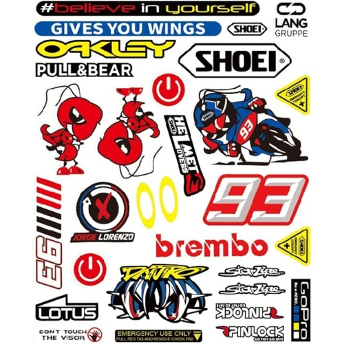 ΑΥΤΟΚΟΛΛΗΤΑ ΚΑΡΤΕΛΑ SHOEI