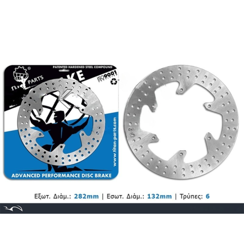 ΔΙΣΚΟΠΛΑΚΑ YAMAHA XT600 ΕΜΠΡΟΣ TITAN