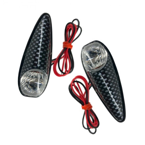 ΦΛΑΣ UNIVERSAL (ΣΕΤ) L+R FAIRING (ΑΥΤΟΚΟΛΛΗΤΑ) CARBON-ΔΙΑΦΑΝΑ