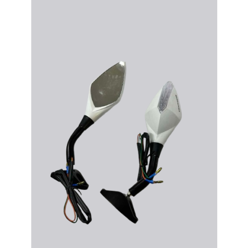 ΡΥΘΜΙΖΟΜΕΝΟΙ ΚΑΘΡΕΦΤΕΣ ΜΕ ΦΛΑΣ ΓΙΑ FAIRING 2 ΒΙΔΕΣ - Image 2