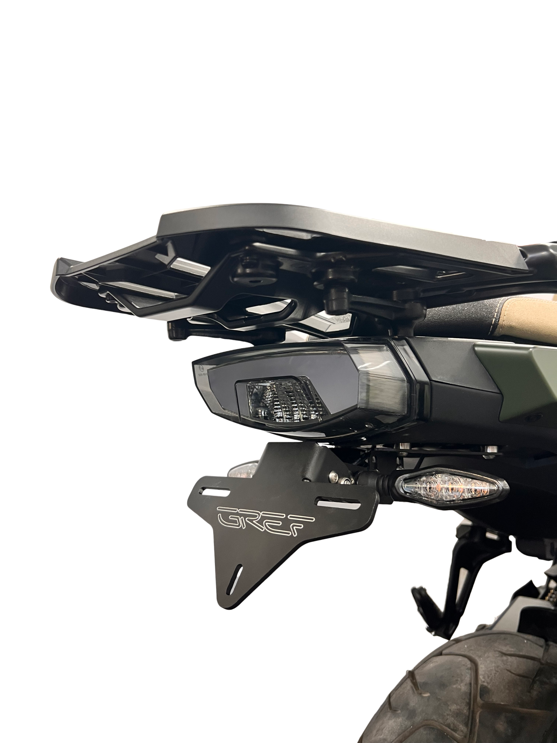 ΑΝΑΔΙΠΛΟΥΜΕΝΗ ΣΠΑΣΤΗ ΒΑΣΗ ΠΙΝΑΚΙΔΑΣ GREF CFMOTO 800MT Sport 2022+ / Touring 2022-2024 / Explore 2022+ (non Radar)